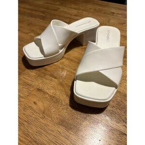 Jeffrey Campbell White Heeled Sandals